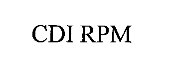 CDI RPM