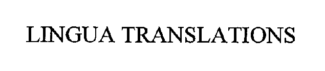 LINGUA TRANSLATIONS
