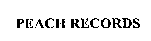 PEACH RECORDS