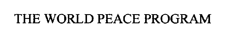 THE WORLD PEACE PROGRAM