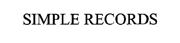 SIMPLE RECORDS