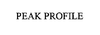 PEAK PROFILE