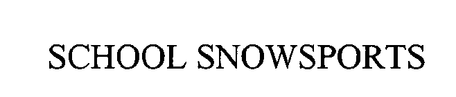 SCHOOL SNOWSPORTS