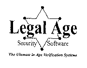 LEGAL AGE SECURITY SOFTWARE THE ULTIMATE IN AGE VERIFICATION SYSTEMS