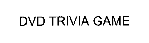 DVD TRIVIA GAME