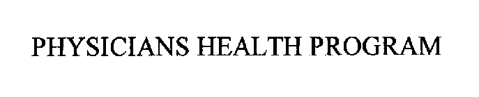 PHYSICIANS HEALTH PROGRAM