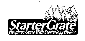 STARTER GRATE FIREPLACE GRATE WITH STARTERLOGG HOLDER