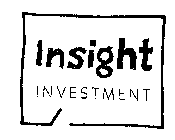INSIGHT INVESTMENT HBOS PLC