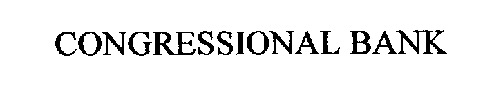 CONGRESSIONAL BANK