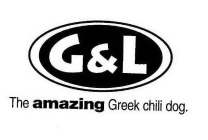 G&L THE AMAZING GREEK CHILI DOG.