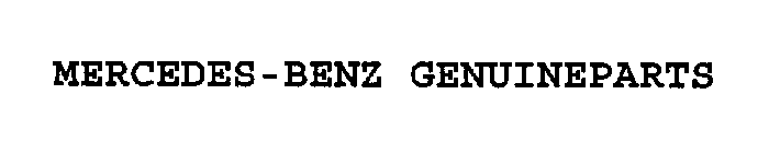 MERCEDES-BENZ GENUINEPARTS