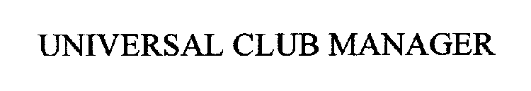 UNIVERSAL CLUB MANAGER