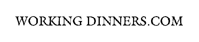 WORKING DINNERS.COM