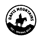 DAVIS MOUNTAINS 100% ORGANIC BEEF