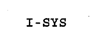 I-SYS