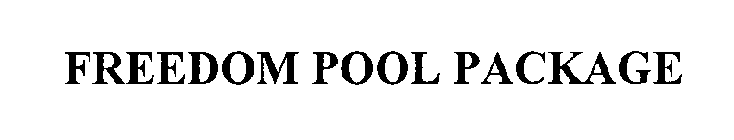 FREEDOM POOL PACKAGE