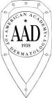 AAD 1938 AMERICAN ACADEMY OF DERMATOLOGY