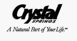 CRYSTAL SPRINGS A NATURAL PART OF YOUR LIFE.