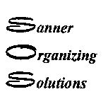 SANNER ORGANIZING SOLUTIONS