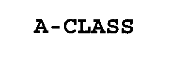 A-CLASS