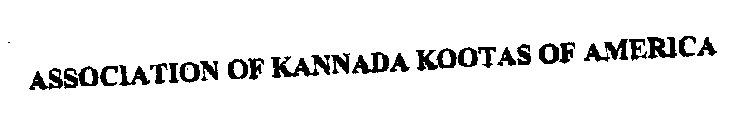 ASSOCIATION OF KANNADA KOOTAS OF AMERICA