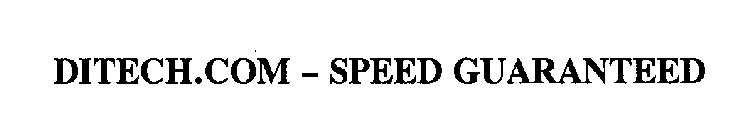 DITECH.COM - SPEED GUARANTEED