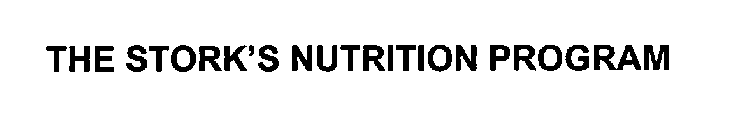 THE STORK'S NUTRITION PROGRAM