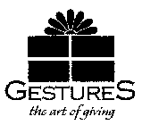 GESTURES THE ART OF GIVING
