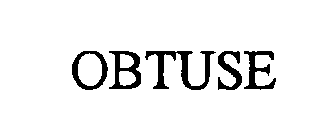 OBTUSE