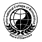 INTERNATIONAL COLLEGE OF BIONUTRITION BOARD OF EXAMINERS
