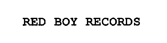 RED BOY RECORDS