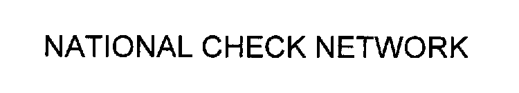 NATIONAL CHECK NETWORK