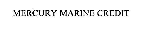 MERCURY MARINE CREDIT
