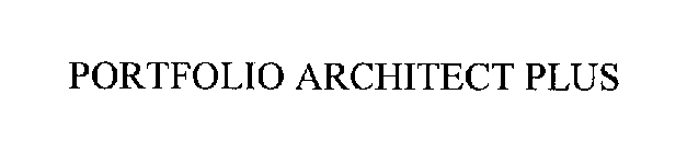 PORTFOLIO ARCHITECT PLUS