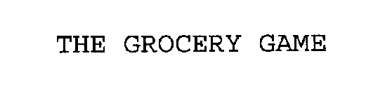 THE GROCERY GAME