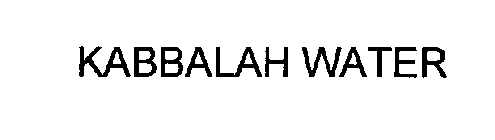 KABBALAH WATER