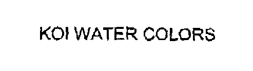 KOI WATER COLORS