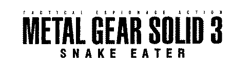 TACTICAL ESPIONAGE ACTION METAL GEAR SOLID 3 SNAKE EATER