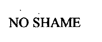 NO SHAME