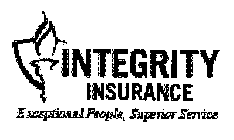 INTEGRITY INSURANCE EXCEPTIONAL PEOPLE, SUPERIOR SERVICE
