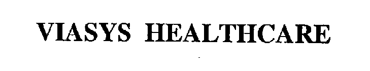 VIASYS HEALTHCARE