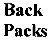 BACK PACKS