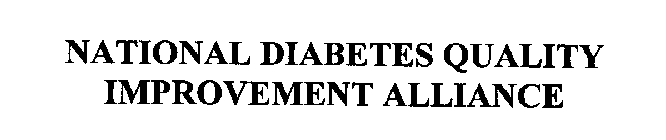 NATIONAL DIABETES QUALITY IMPROVEMENT ALLIANCE