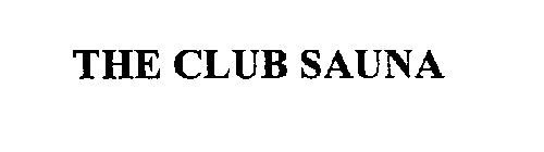 THE CLUB SAUNA
