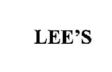 LEE'S