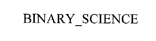 BINARY_SCIENCE