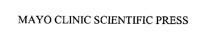 MAYO CLINIC SCIENTIFIC PRESS