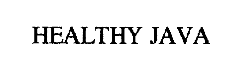 HEALTHY JAVA