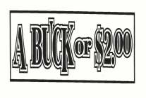 A BUCK OR $2.00