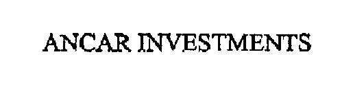 ANCAR INVESTMENTS